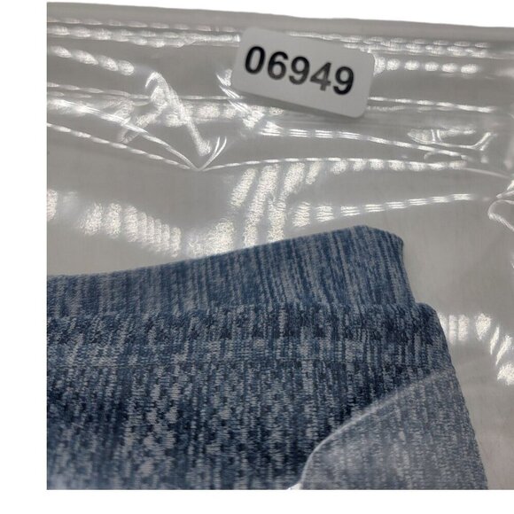 Lululemon Top Women 8 Blue Run Swiftly LS Space Dye Poseidon Heathere Athleisure - Picture 8 of 8